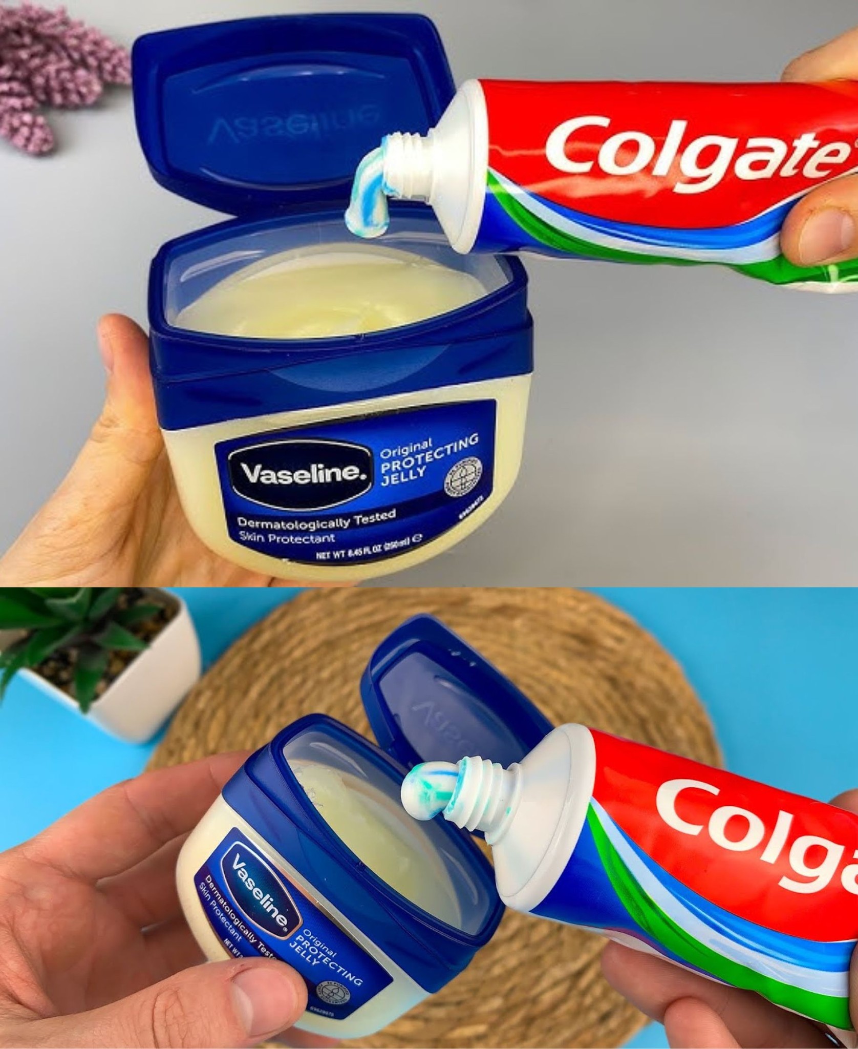 Toothpaste and Vaseline