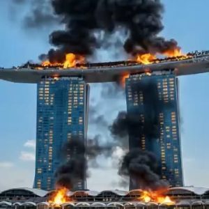 A massive fire broke out just a few hours ago in...