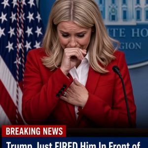 Breaking News: Trump Just FIRED Him In Front of Everyone - Escorted Out By Police...