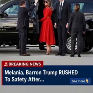 BREAKING NEWS : Melania, Barron Trump RUSHED To Safety After...