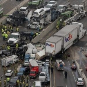 Unfortunately, massive accident leaves more than 65 people without life..